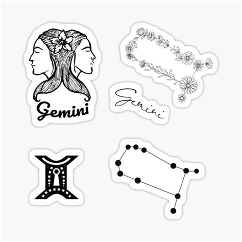 Gemini Zodiac Sign Traits Sticker For Sale By Gmatter【2024】