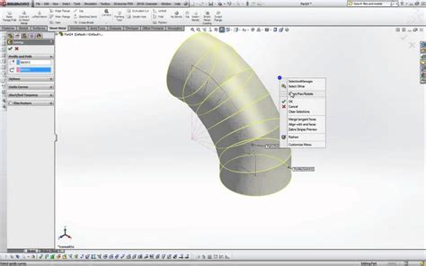 Solidworks Elbows To Sheet Metal Youtube