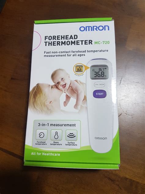 Omron Forehead Thermometer MC 720 Health Nutrition Thermometers