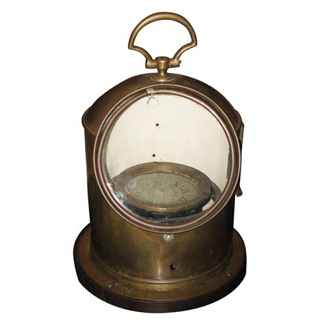 Brass Ship Compass Lamp For Sale At 1stdibs