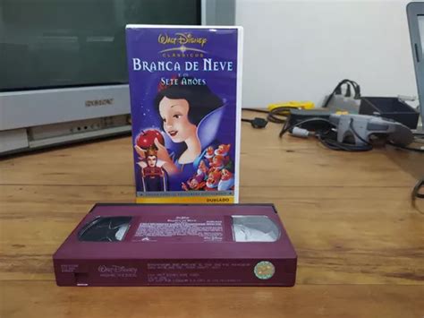 Vhs Branca De Neve E Os Sete An Es Dublado Disney Original