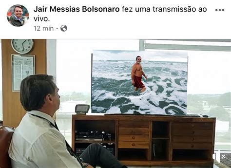 Bolsonaro Assistindo Live De Trump Vira Meme E Internautas Se