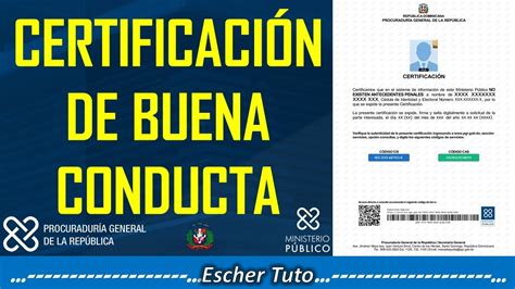 Como Solicitar Papel Buena Conducta En L Nea Pgr Rd Seguro