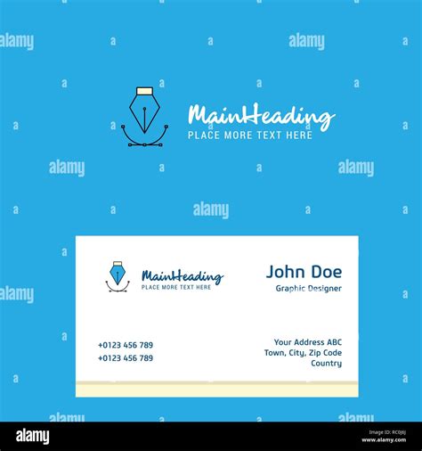 Vector Logo Design With Business Card Template Elegant Corporate