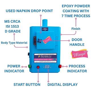 Buy Maya Brand Sanitary Napkin Incinerator Hygienic Home Model Online