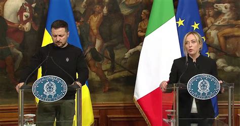 Meloni A Zelensky Dall Italia Sostegno A 360 Gradi Il Tempo