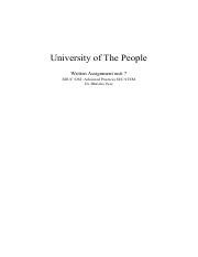 Educ Wa Unit Pdf University Of The People Written Assignment