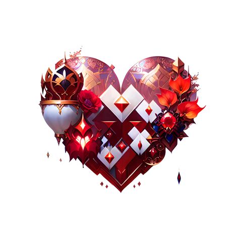 Shiny 3d Heart Design 22224798 Png