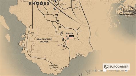 Red Dead Redemption 2 Landmarks Of Riches Treasure Map Locations