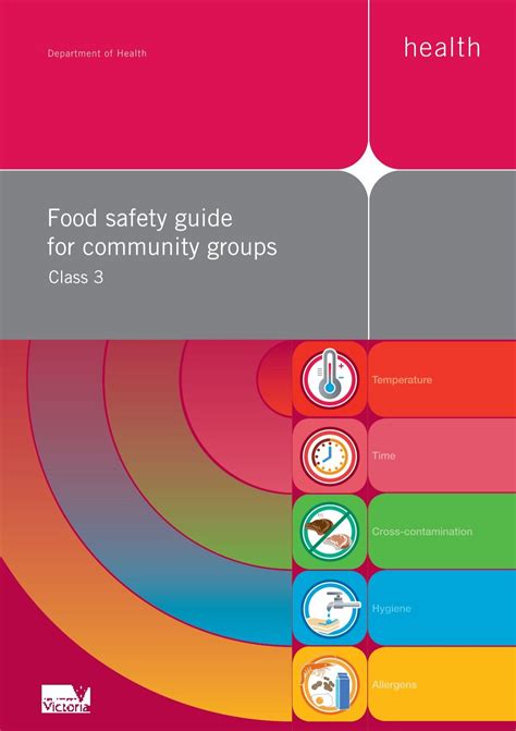 Food Safety Guide For Community Groups Class 3 City Of Port Phillip