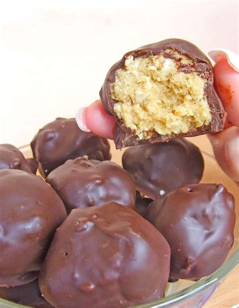 Easy Peanut Butter Balls Rice Krispies Recipe Maria S Kitchen