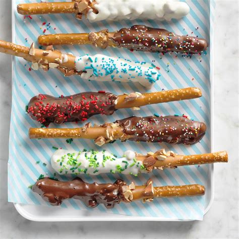 Chocolate-Dipped Pretzel Rods Recipe: How to Make It