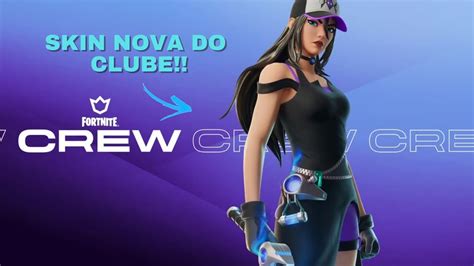 Jogando Com A Nova Skin Do Clube Fortnite Youtube