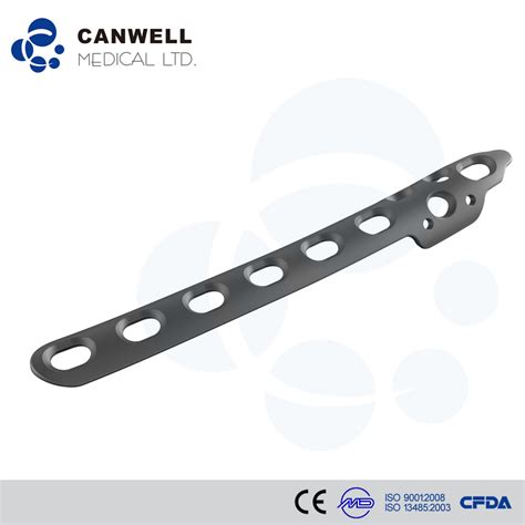 Canwell Orthopedic Trauma Implant Distal Fibula Plate Titanium Plates