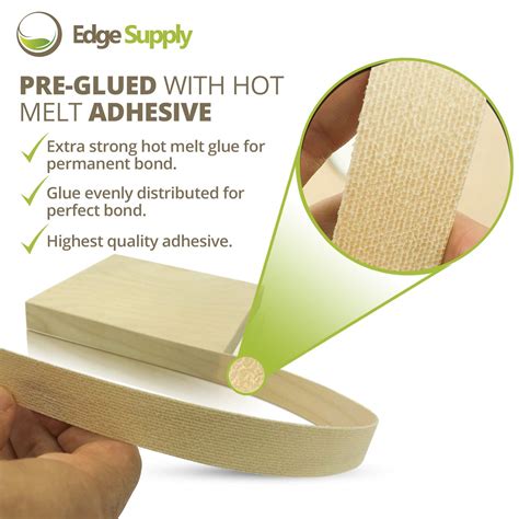 Wood Veneer Edge Banding Easy Application Iron On With Hot Melt Adhesive Edge Supply Birch
