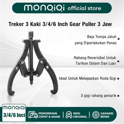 Jual Monqiqi Inci Treker Kaki Gear Puller Jaw Tracker Bearing