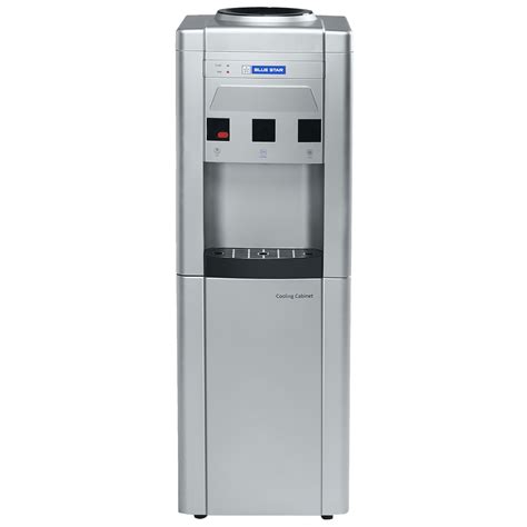 Buy Blue Star GA Series Hot Cold Normal Top Load Water Dispenser With Cooling Cabinet Grey