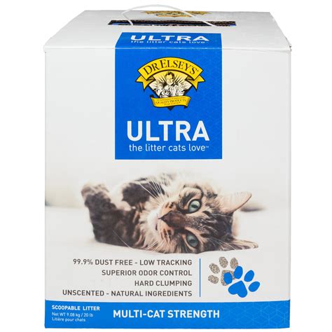 Precious Cat Dr Elsey S Ultra Scoopable Multi Cat Cat Litter 20 Lbs