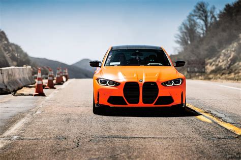 A Bright Orange Wrap for the New 2021 BMW M3