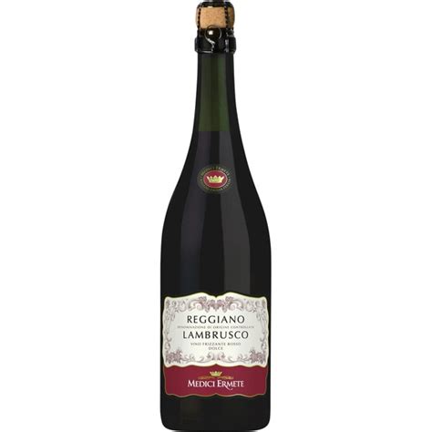 Vino Tinto Lambrusco Dulce Frizzante Reggiano De Italia Botella Cl