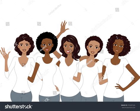 African American Girl Clipart Black And White