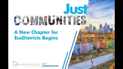 Just Communities A New Chapter For Ecodistricts Begins Youtube