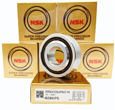 Material Stainless Steel Nsk Angular Contact Thrust Ball Bearings