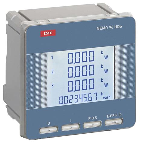 IME Nemo 96HDe Panel Mounted Single Three Phase Network Multifunction