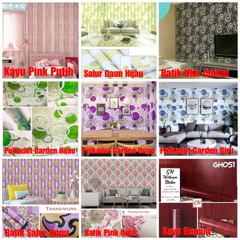 Jual PALING MURAH WALLPAPER DINDING TERMURAH TERBAIK Ukuran 45 Cm X