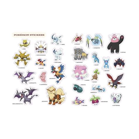 Pokémon Alola Region Sticker Book | Pokémon Center Official Site