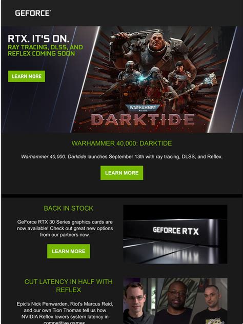 Nvidia Ray Tracing DLSS And Reflex Coming To Warhammer 40 000