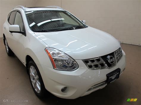 2012 Pearl White Nissan Rogue Sl Awd 92343716 Car