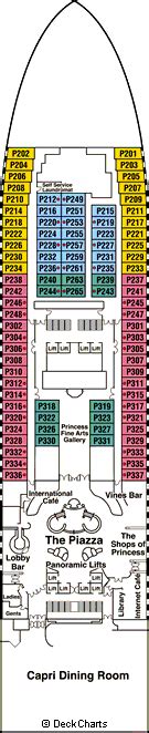 Star Princess Deck Plans: Ship Layout, Staterooms & Map - Cruise Critic