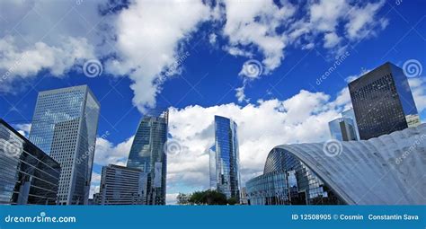 Paris Modern Buildings Stock Image Image Of Cityscape 12508905