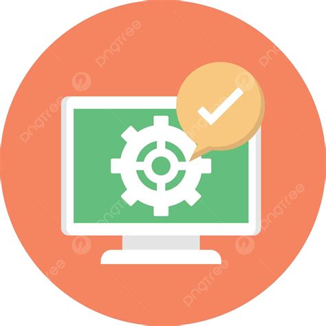 Screen Complete Line Loading Cogwheel Vector Line Loading Cogwheel