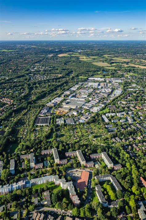 Hamburg Aus Der Vogelperspektive Industrie Und Gewerbegebiet