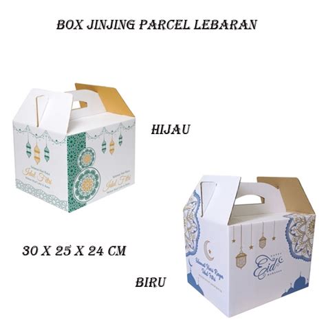 Jual Box Jinjing Sembako Lebaran Kotak Dus Parcel Eid Mubarak Dus