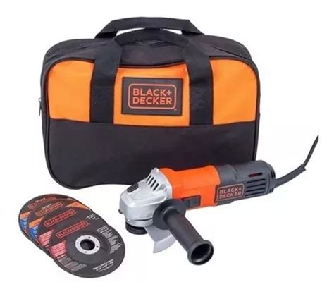 Esmeriladora Angular Black Decker G650K5B2 De 60 Hz Color Naranja 650 W