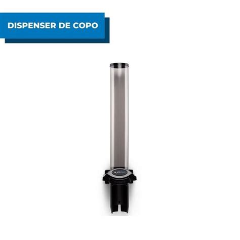 Dispenser Poupador De Copos Descart Veis Multicopo Preto O Pl Stico