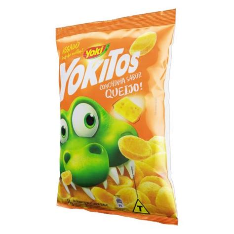 Salgadinho De Milho Conchinha Queijo Yoki Yokitos Pacote 54g Sonda