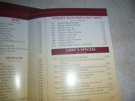 Menu - Hibachi China Buffet