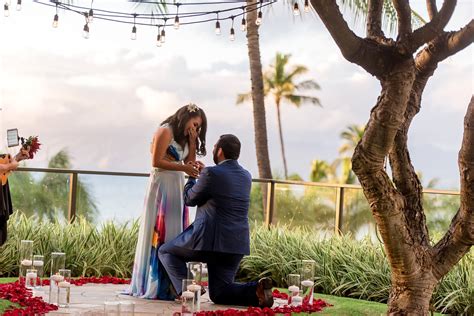 Valentine S Day Proposal At The Four Seasons Maui Renan Lisvania Engaged On Maui Maui