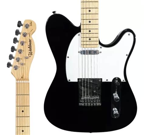 Guitarra Waldman Telecaster Gte100 Gte 100 Bk Preta