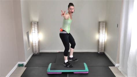 Beginner Step Aerobics Routine Low Impact Step Workoutbasic Step