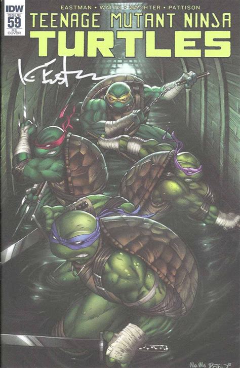 TMNT Last Ronin 5 Lavigne Eastman Variant With Signed Tip In Plate