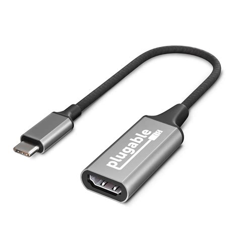 Plugable Usb C To Hdmi 20 Adapter Compatible With Thunderbolt 3 Ports And More