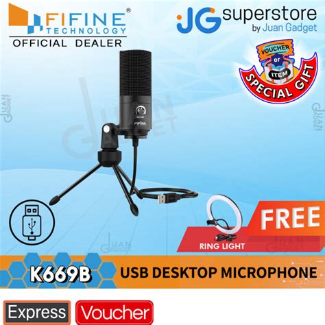 Fifine K B Usb Microphone Metal Condenser Recording Microphone For