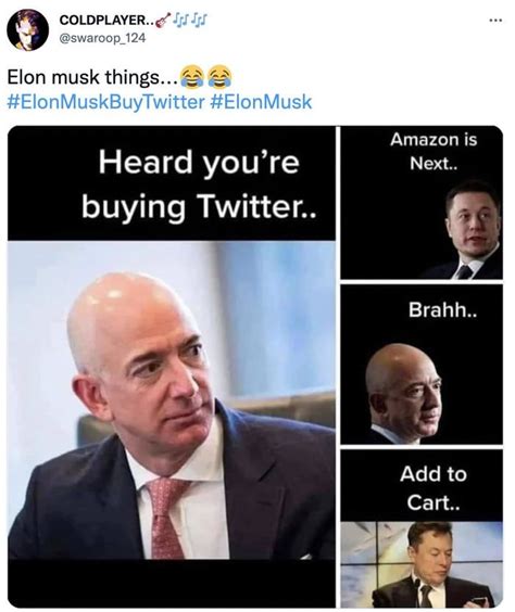 The Funniest Memes and Tweets About Elon Musk Buying Twitter (20 Memes ...