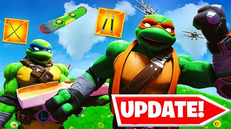 Fortnite’s Huge Tmnt Update Is Here New Battle Pass Weapons And More Youtube