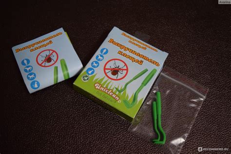 Противопаразитарные средства Uniclean Выкручиватель клещей Tick Twister ...